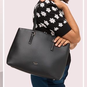 Large Abbott Tote (Black) - Kate Spade